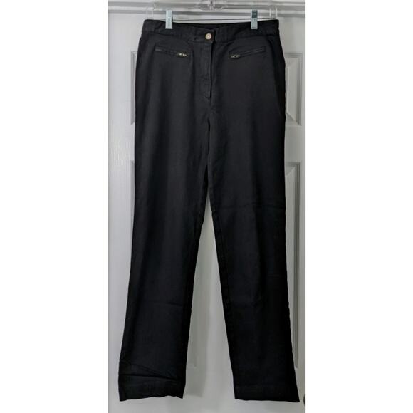 British Khaki Black Pants sz 10 - Picture 1 of 4